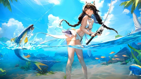 Snowbreak Game - Fantasy Fishing Live Wallpaper animated wallpaper preview