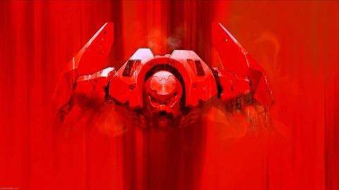 Mecha Sentinel in Combat Stance