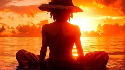 Luffy Meditation Live Wallpaper animated wallpaper preview