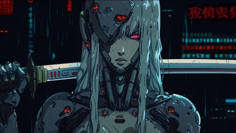Neon Blade Ghost Live Wallpaper animated wallpaper preview