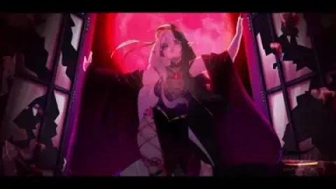 Red Moon Demon Girl Live Wallpaper animated wallpaper preview