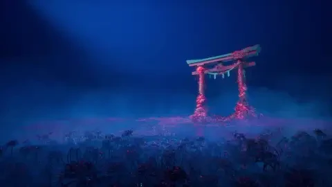Neon Torii Gate