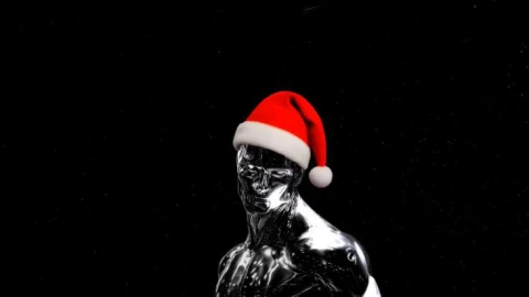 Marvel's Silver Surfer - Christmas Santa Hat Edition
