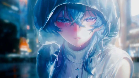 Blue Neon Whisper Live Wallpaper animated wallpaper preview