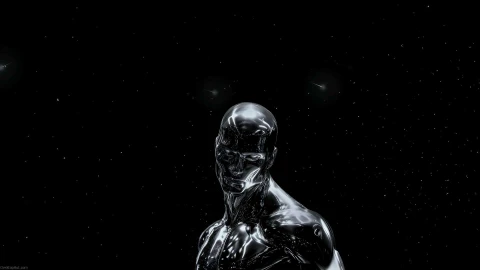 The Silver Surfer - Chrome Sentinel Live Wallpaper animated wallpaper preview