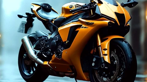 Golden Yamaha R1 –