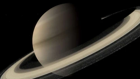 Saturn in Black Space Live Wallpaper animated wallpaper preview