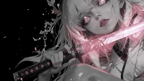 White-Haired Samurai Live Wallpaper animated wallpaper preview