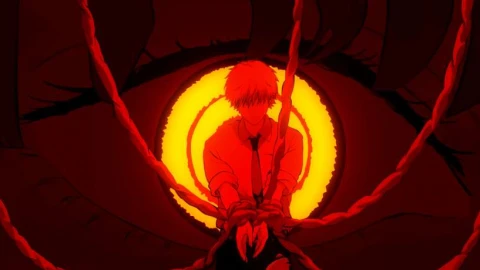 Chainsaw Man - Denji Bound & Makima's Eye Live Wallpaper animated wallpaper preview