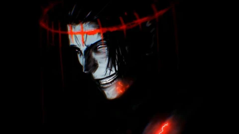 Jujutsu Kaisen: Kenjaku's Red Halo Grin Animated Wallpaper animated wallpaper preview