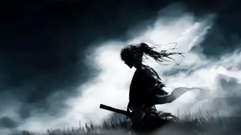 Lone Samurai Silhouette Live Wallpaper animated wallpaper preview