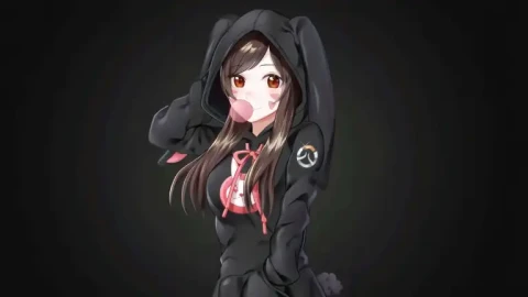 D.Va Bunny Hoodie Live Wallpaper animated wallpaper preview