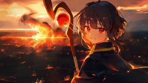 KonoSuba: Megumin's Explosion Live Wallpaper animated wallpaper preview