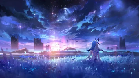 Wuthering Waves - Starry City Night Live Wallpaper animated wallpaper preview