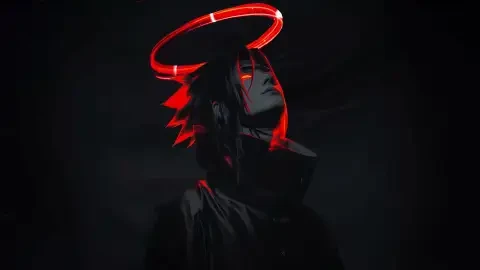 Itachi: Crimson Halo Live Wallpaper animated wallpaper preview