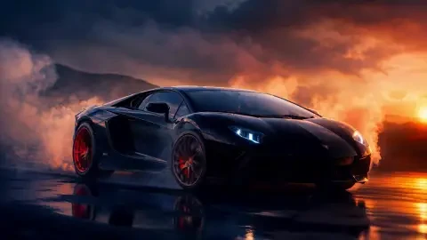 Sunset Drift Supercar