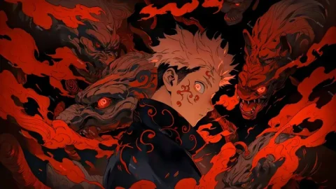 Itadori Red Beasts Live Wallpaper animated wallpaper preview