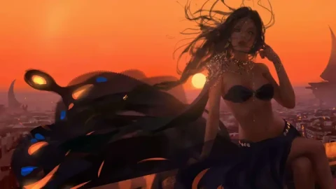 Sunset Goddess View Live Wallpaper animated wallpaper preview