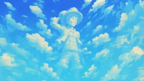 Giant Cloud Luffy Live Wallpaper animated wallpaper preview