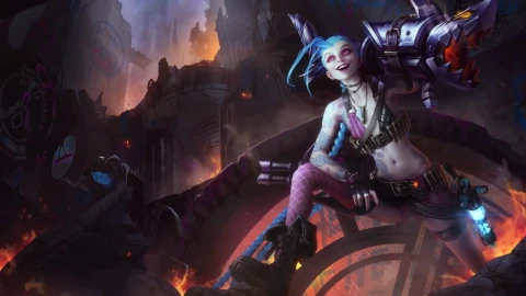 League of Legends Jinx - Sea of thieves Wallpaper