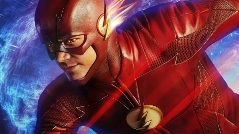The  Flash  Red  Suit  Live  Wallpaper - Sci fi ui Wallpaper