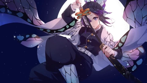 PC Shinobu Kochou Blade Live Wallpaper Free - Wallpaper video anime Wallpaper
