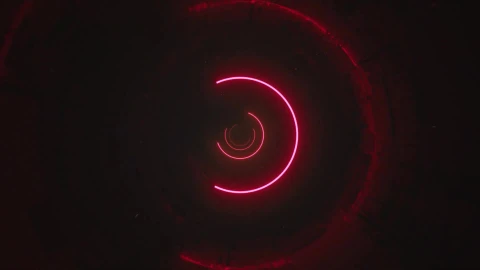 HD Video Red Vj Tunnel Loop Video Video Background - Papel de parede animado grátis