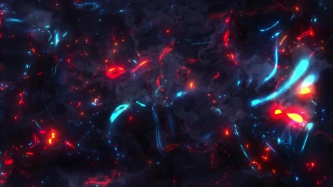 Mixing Liquids Multicolor Paints Bright Abstract Background Live wallpaper - Papel de parede animado grátis