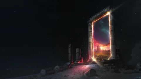 PC Desktop Fantasy Stone Portal Desktop Live Wallpaper - Fond d'écran animé gratuit