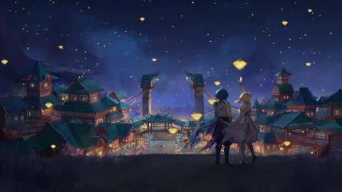 PC Desktop Live DesktoPC Desktopomlanterns Genshin Impact Desktop Live Wallpaper - Kostenloses Live Wallpaper