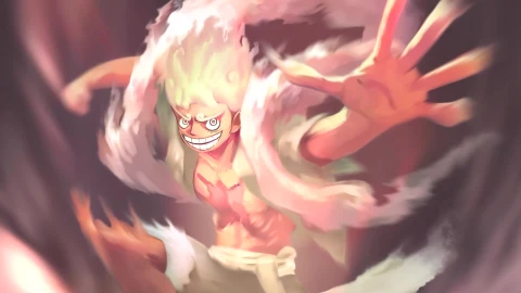 PC Desktop Luffy Gear 5 Full White 1080p Live Wallpaper - Kostenloses Live Wallpaper