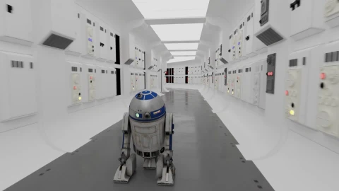 PC Desktop R2d2 Running Laps On Live Wallpaper - Kostenloses Live Wallpaper