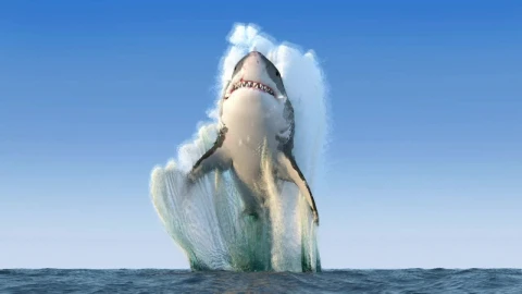 White Shark Leap HD Live Wallpaper For PC - Kostenloses Live Wallpaper