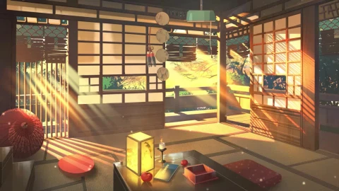 Japanese House On A Sunny Day HD Live Wallpaper For PC - Kostenloses Live Wallpaper