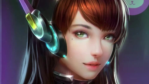 Dva Overwatch 1 HD Live Wallpaper For PC - Pc Wallpaper