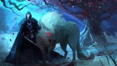 Jon Snow And Ghost Game Of Thrones HD Live Wallpaper For PC - Pc Wallpaper