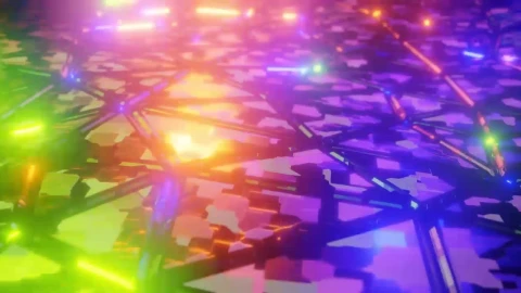 Abstract Cybercore Triangles HD Live Wallpaper For PC - Pc Wallpaper