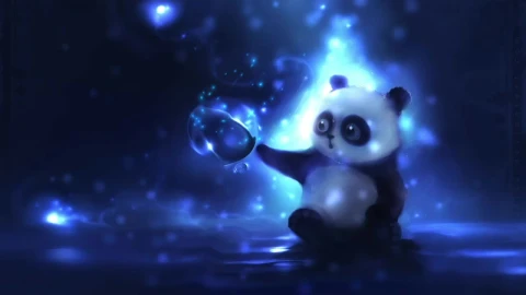 Panda Magic Sphere HD Live Wallpaper For PC - Pc Wallpaper