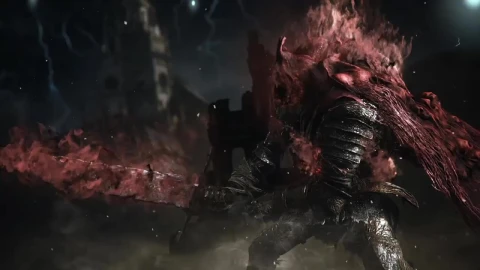 Slave Knight Gael Dark Souls 3 HD Live Wallpaper For PC - Stock Video Ice Cubes Thawing On Black Background Animated Wallpaper Wallpaper