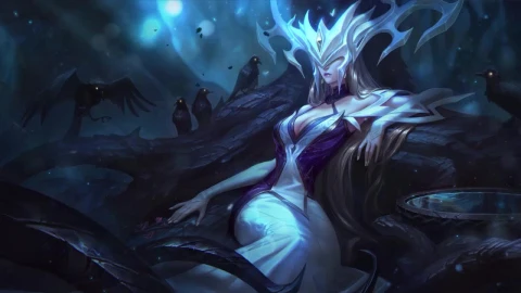 Coven Lissandra League Of Legends HD Live Wallpaper For PC - Stock Video Ice Cubes Thawing On Black Background Animated Wallpaper Wallpaper