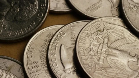 Stock Video American Coins Rotating Live Wallpaper For PC – Free Live Wallpaper