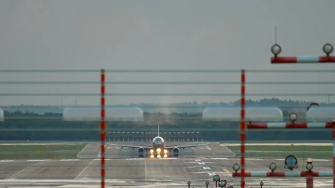 Stock Video Airplane Taking Off In Slow Motion Live Wallpaper For PC – Free Live Wallpaper
