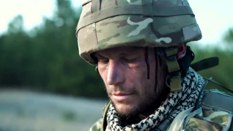 Stock Video A Wounded Soldier Portrait Live Wallpaper For PC - For Wallpaper