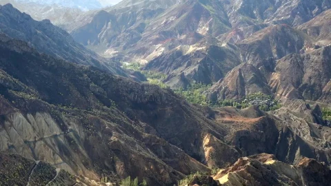 Stock Video A Village Between A Mountainous Valley Live Wallpaper For PC - For Wallpaper