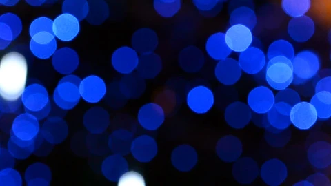 Stock Video Bokeh In Blue Tones Live Wallpaper For PC - Wallpaper video anime Wallpaper