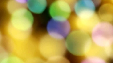 Stock Video Bokeh Effect With Yellow And Green Live Wallpaper For PC animated wallpaper preview