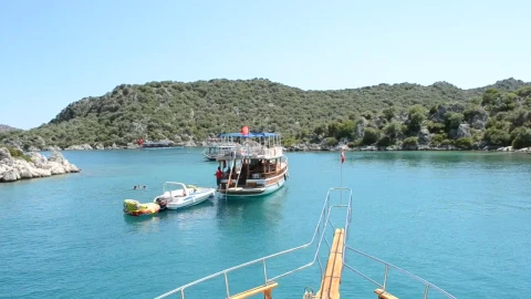 Stock Video Boats In A Beautiful Bay Live Wallpaper For PC - Wallpaper video anime Wallpaper