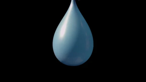 Stock Video Blue Balloon Filled With Water Live Wallpaper For PC - Wallpaper video anime Wallpaper