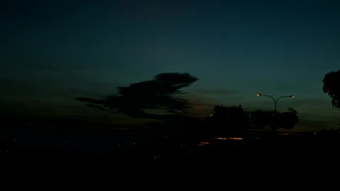 Stock Video Blue And Orange Sky In The Morning Live Wallpaper For PC - Wallpaper video anime Wallpaper