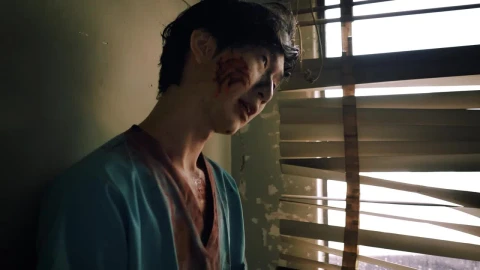 Stock Video Bloody Zombie In An Abandoned Place Live Wallpaper For PC - Live Wallpaper